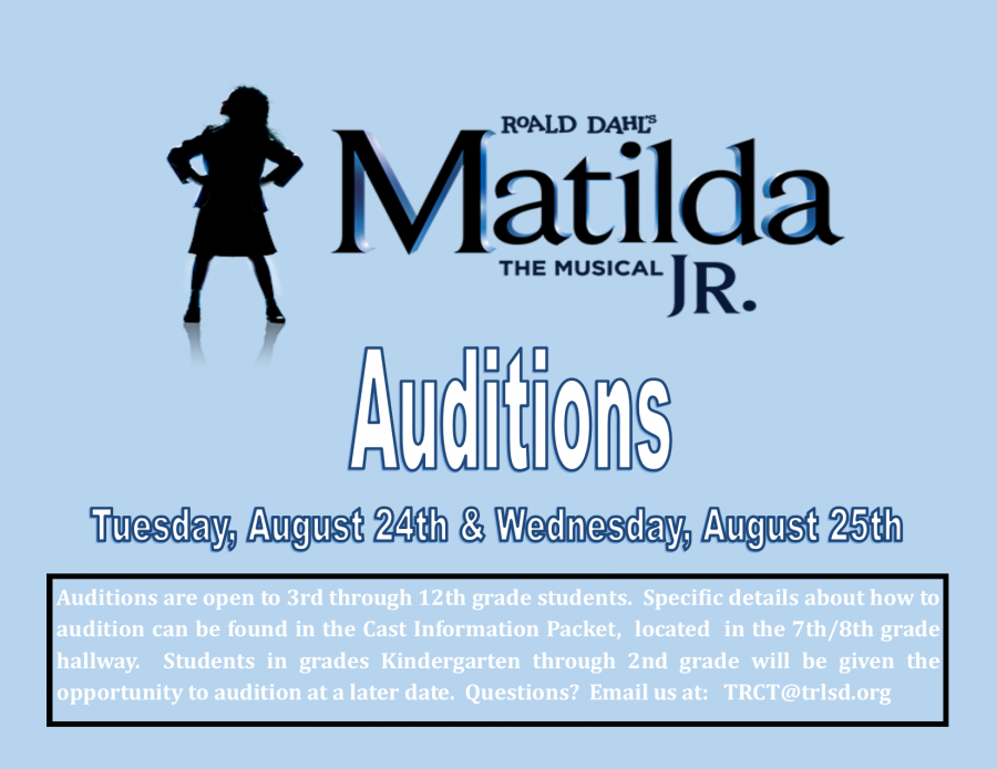Matilda the musical audition information